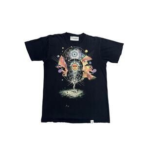 Vintage RARE The Imaginary Foundation Geometric Graphic T-Shirt -‎ USA Made - M
